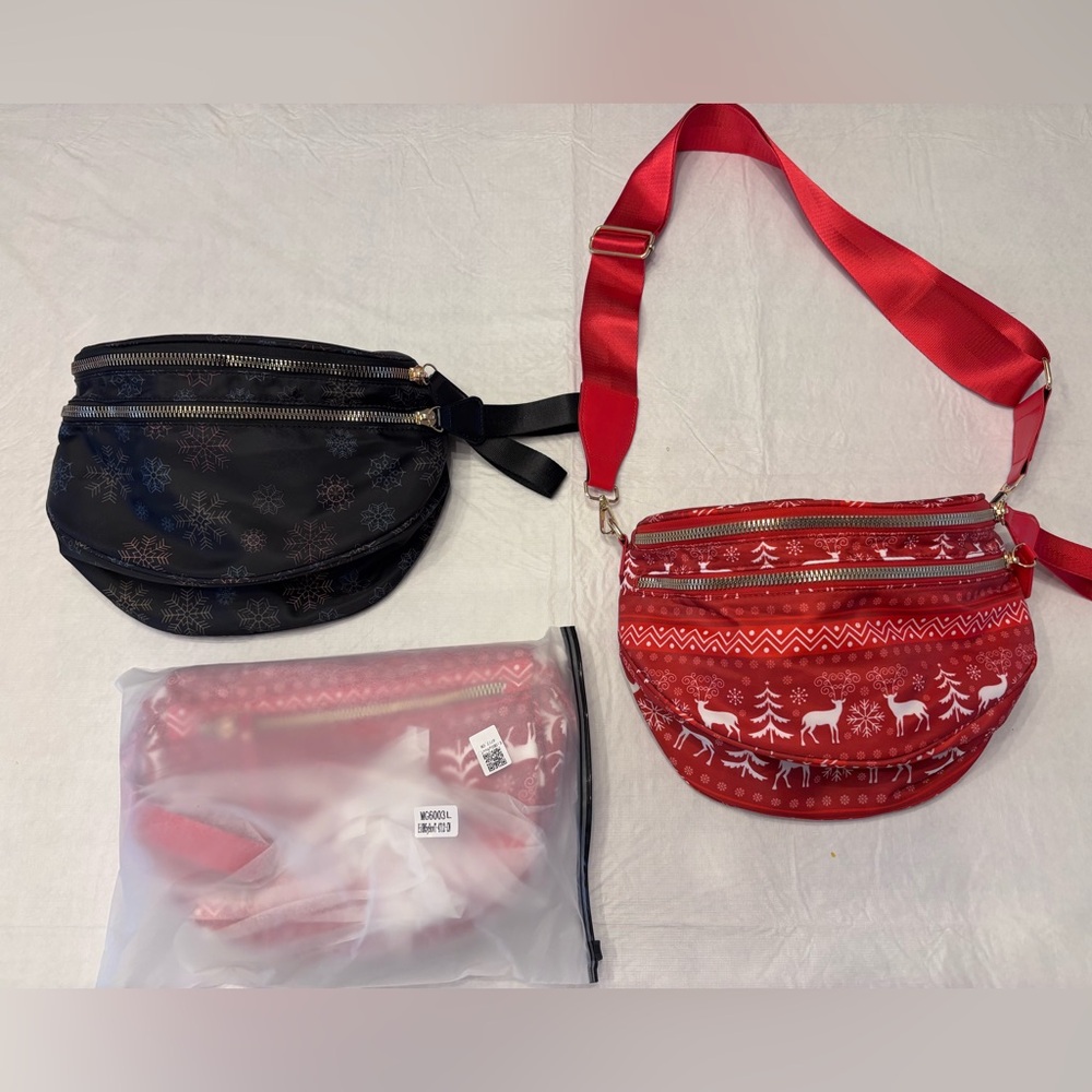 Emmafy Red Christmas Limited Edition Crossbody Bag (3 total) - Picture 4 of 7